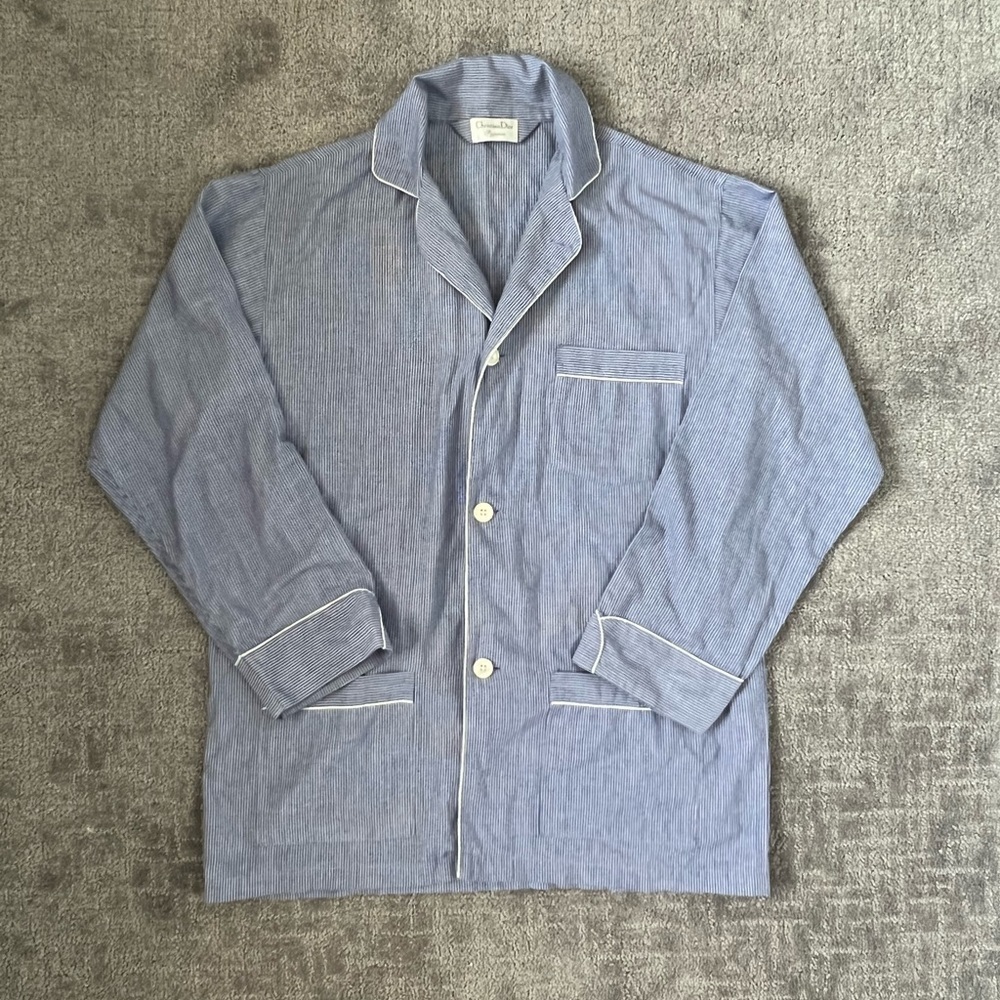 Christian Dior Pyjama Top Blue